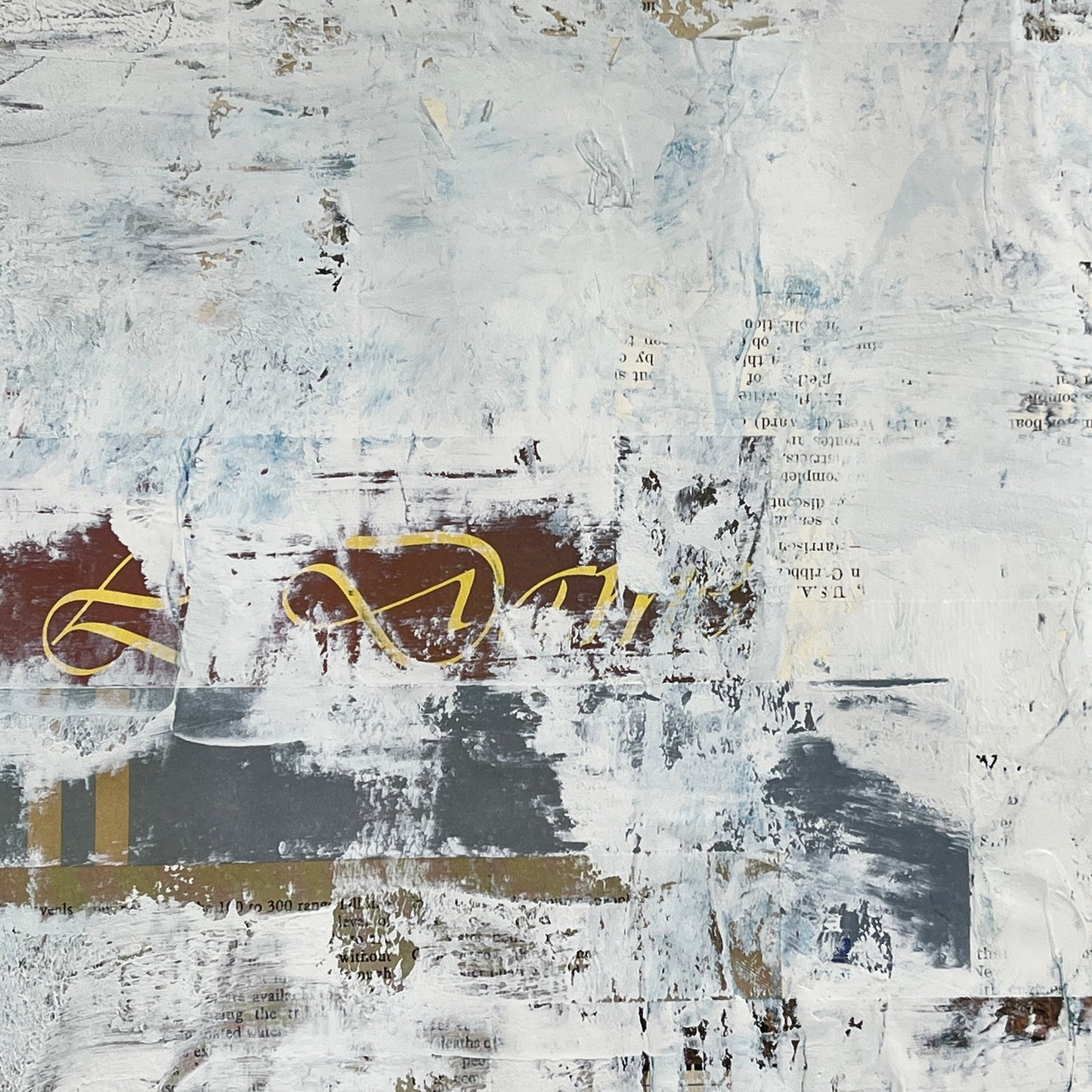 Original Mixed Media Abstract Modern Art Painting 18x24 "Zakuska" Signed