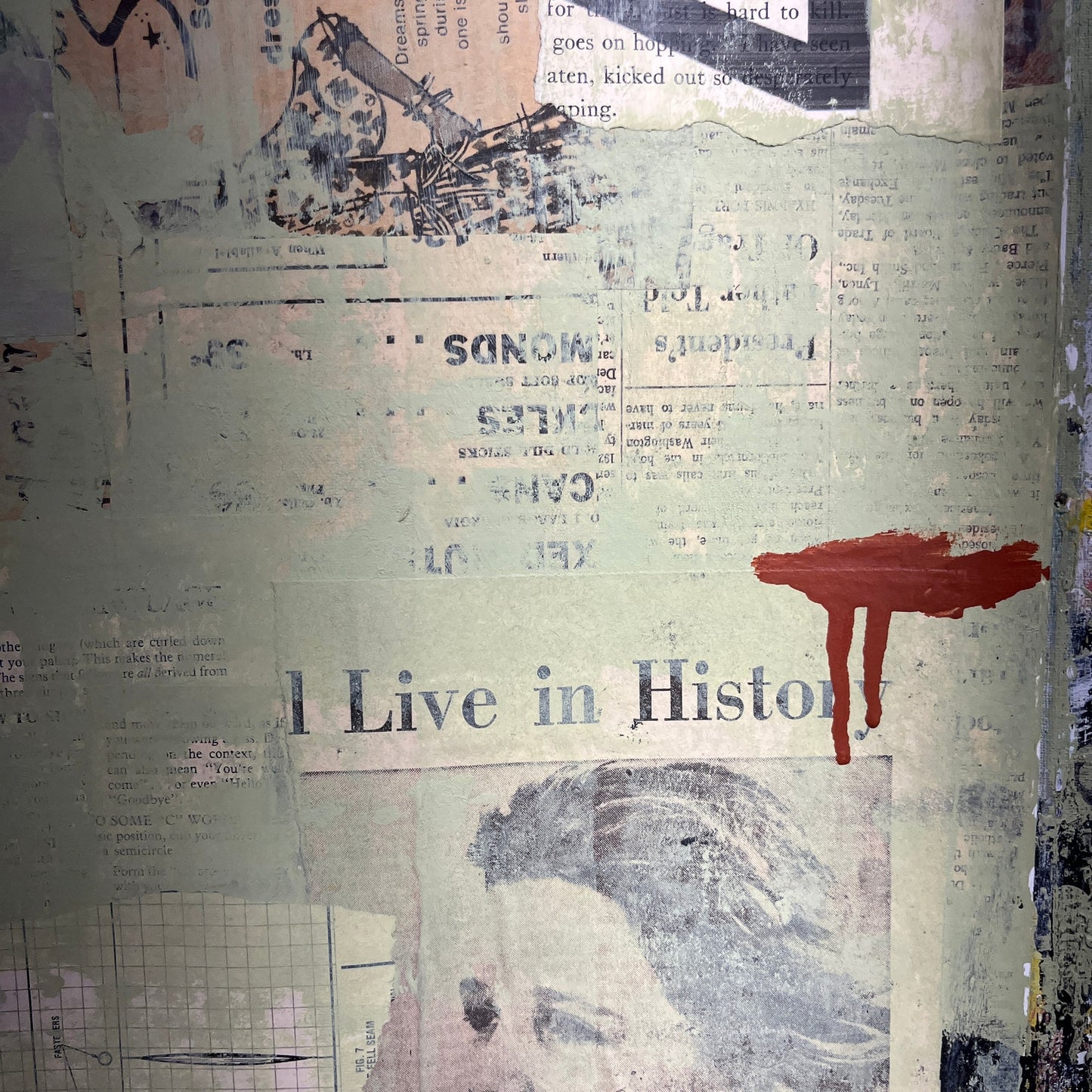 Original Mixed Media Abstract Modern Art Painting 18x24 "Spelter" Signed